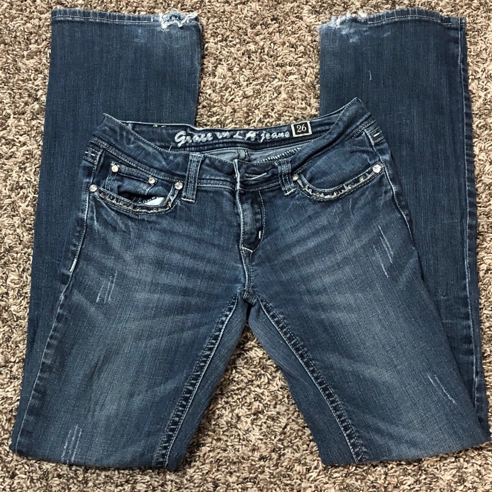 Grace in LA boot cut jeans